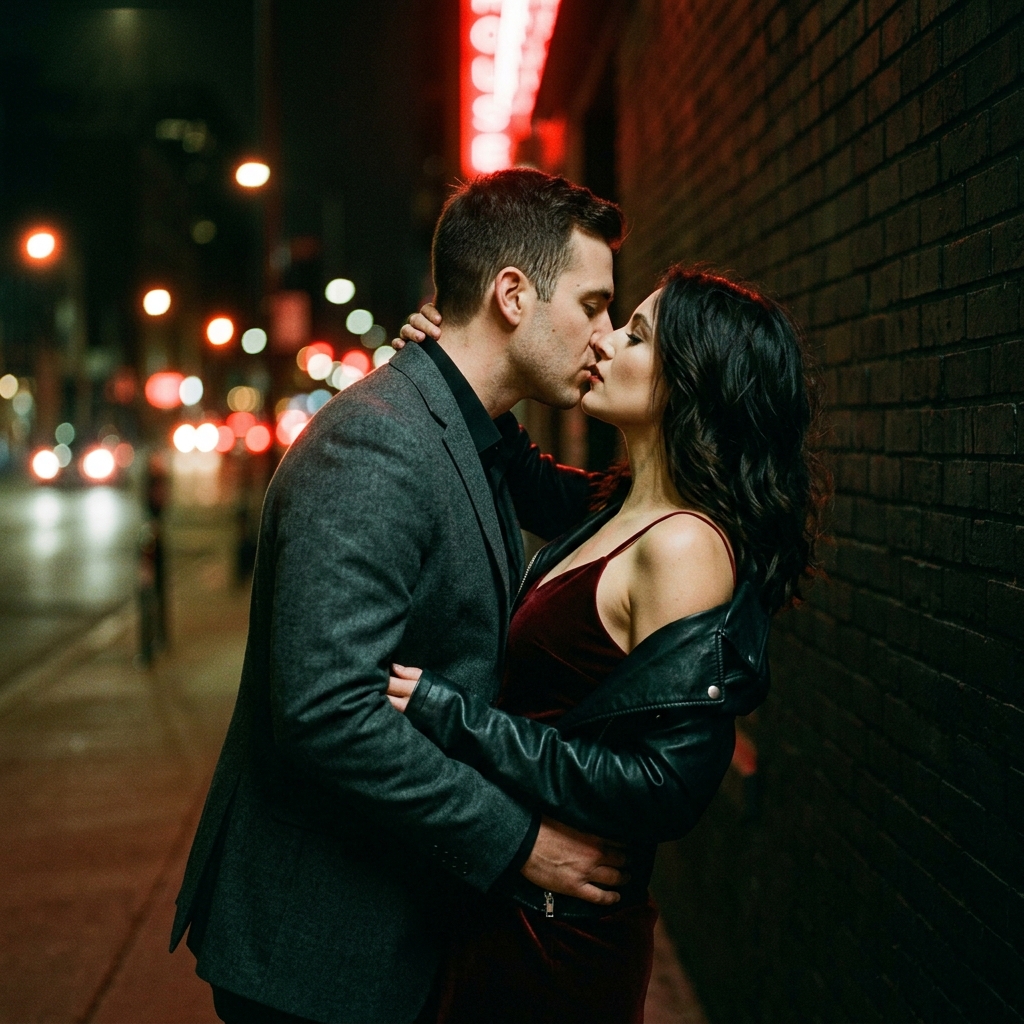 Casal se beijando